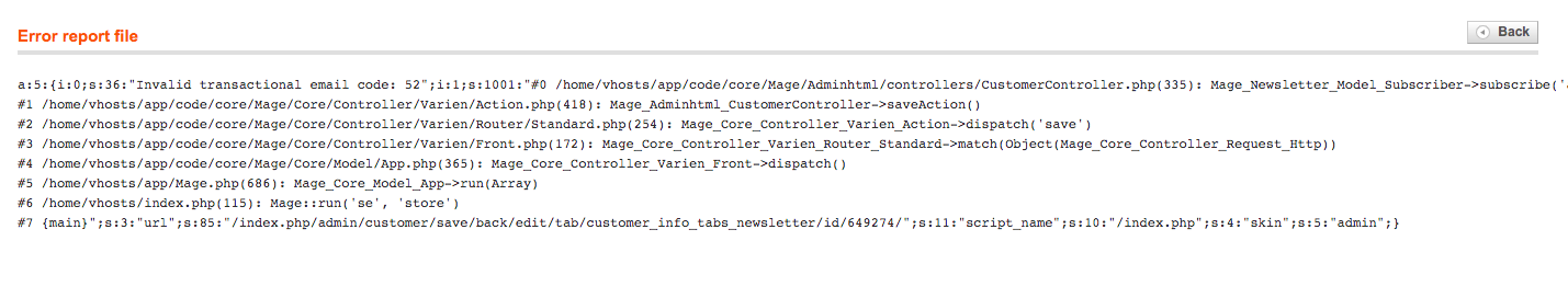 New grid for magento admin